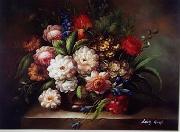 unknow artist Floral, beautiful classical still life of flowers.095 Sweden oil painting reproduction